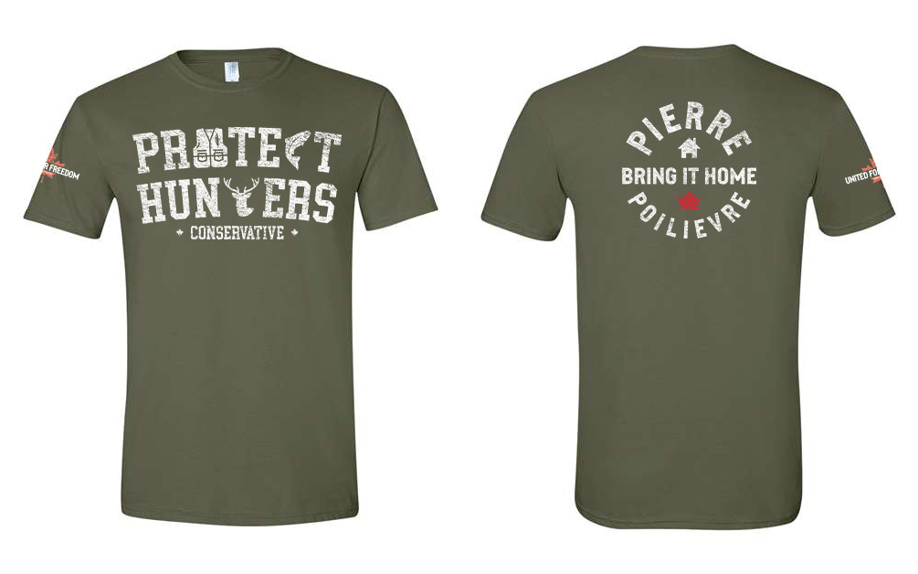 T-shirt Protégeons les chasseurs pour homme