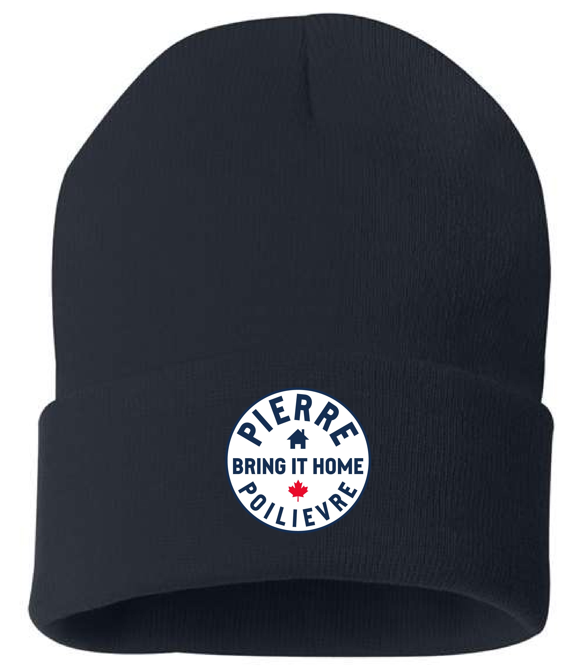 Navy Bring it Home  12" Solid Cuffed Beanie.