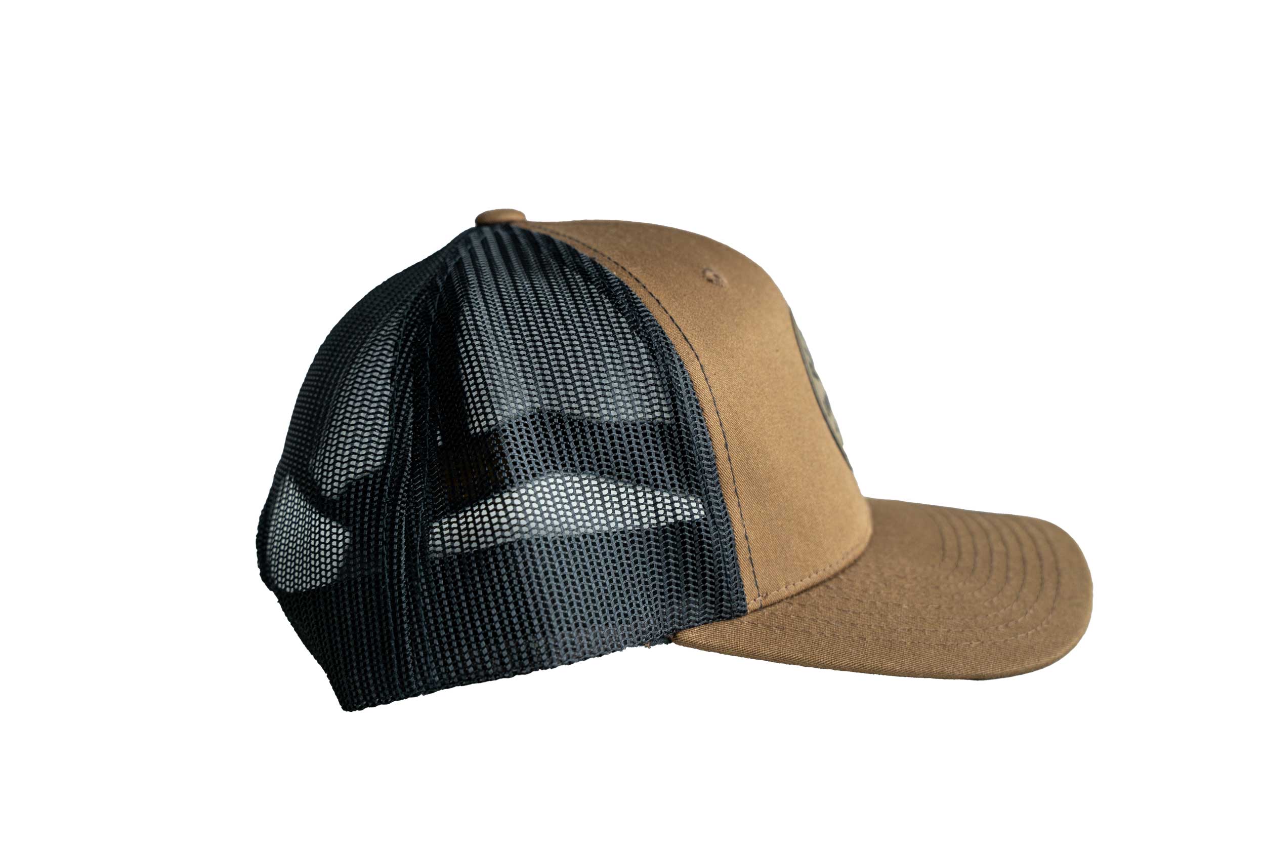 Black & Brown Bring It Home Hat (Leather Logo)