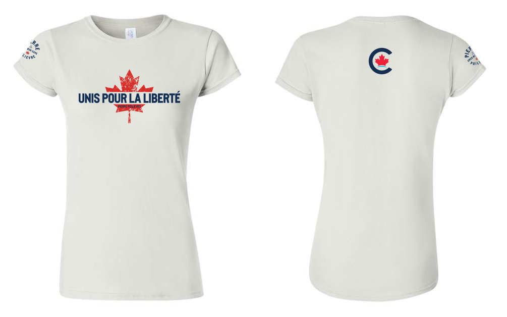 T-Shirt Femmes Unis pour la Liberté