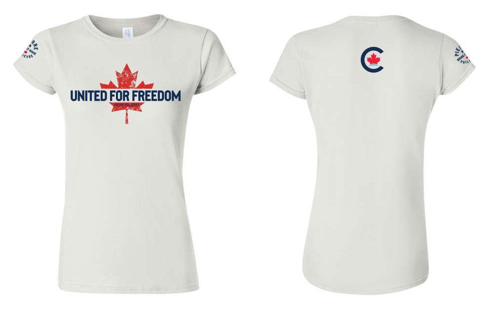 T-shirt Unis pour la liberté pour femmes